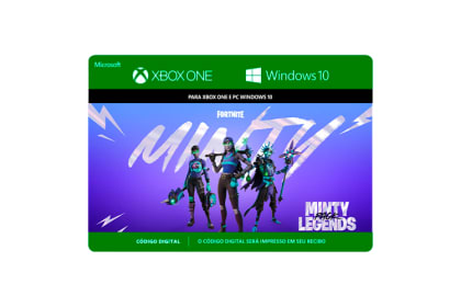 Fortnite: The Minty Legends Pack (Brazil) – buy with Bitcoin, USDT, ETH and 300+ tokens on GENGHIS