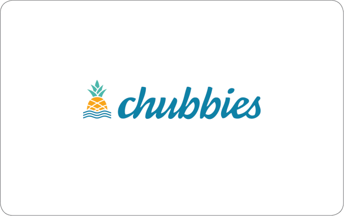 Chubbies US Gift Card – buy with Bitcoin, USDT, ETH and 300+ tokens on GENGHIS