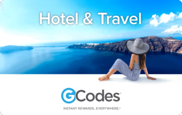 GCodes Global Hotel & Travel e-gift card