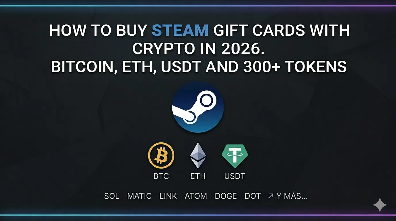 Steam gift card purchased with Bitcoin on Genghis — no KYC, instant delivery, 300+ crypto tokens accepted