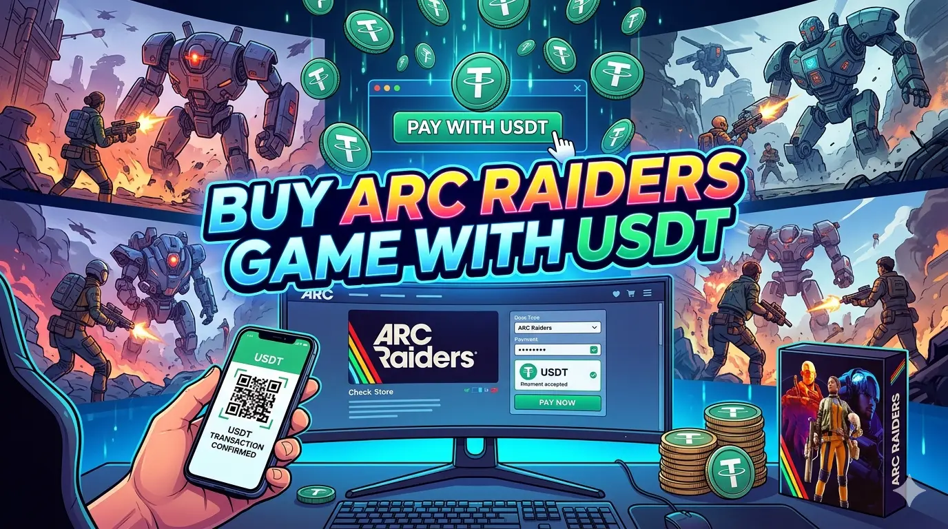 ARC Raiders Steam game key purchase on Genghis with crypto payment USDT Bitcoin Monero 300 tokens no KYC instant delivery worldwide