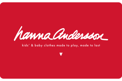 Hanna Andersson Gift Card (US) – buy with Bitcoin, USDT, ETH and 300+ tokens on GENGHIS