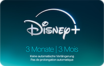 Disney+ Switzerland Gift Card – buy with Bitcoin, USDT, ETH and 300+ tokens on GENGHIS
