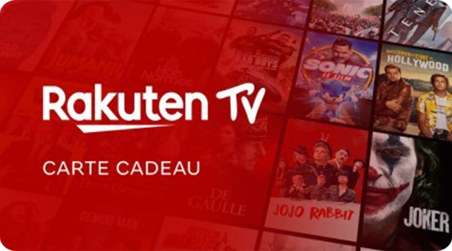 RAKUTEN TV France Gift Card – buy with Bitcoin, USDT, ETH and 300+ tokens on GENGHIS