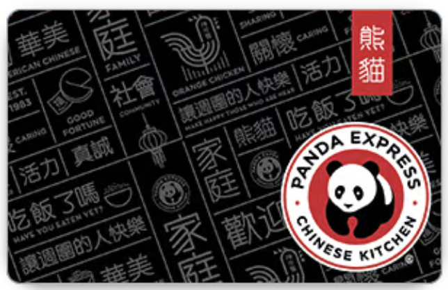 Panda Express Gift Card (US) – buy with Bitcoin, USDT, ETH and 300+ tokens on GENGHIS