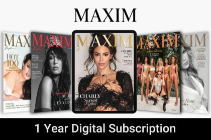 Maxim 1 Year Subscription (USA) – buy with Bitcoin, USDT, ETH and 300+ tokens on GENGHIS