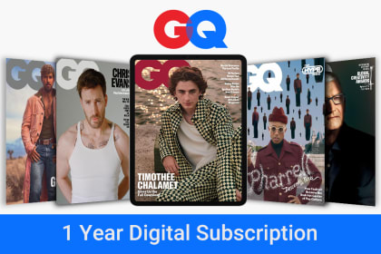 GQ Magazine 1 Year Subscription (USA) – buy with Bitcoin, USDT, ETH and 300+ tokens on GENGHIS