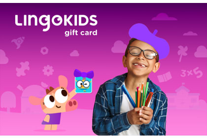 Lingokids UAE Gift Card – buy with Bitcoin, USDT, ETH and 300+ tokens on GENGHIS