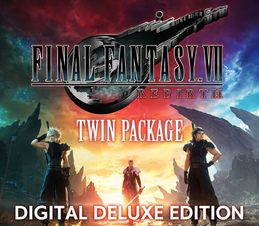 Final Fantasy VII Remake & Rebirth: Digital Deluxe Twin Pack Steam Key – buy with Bitcoin, USDT, ETH and 300+ crypto tokens on Genghis