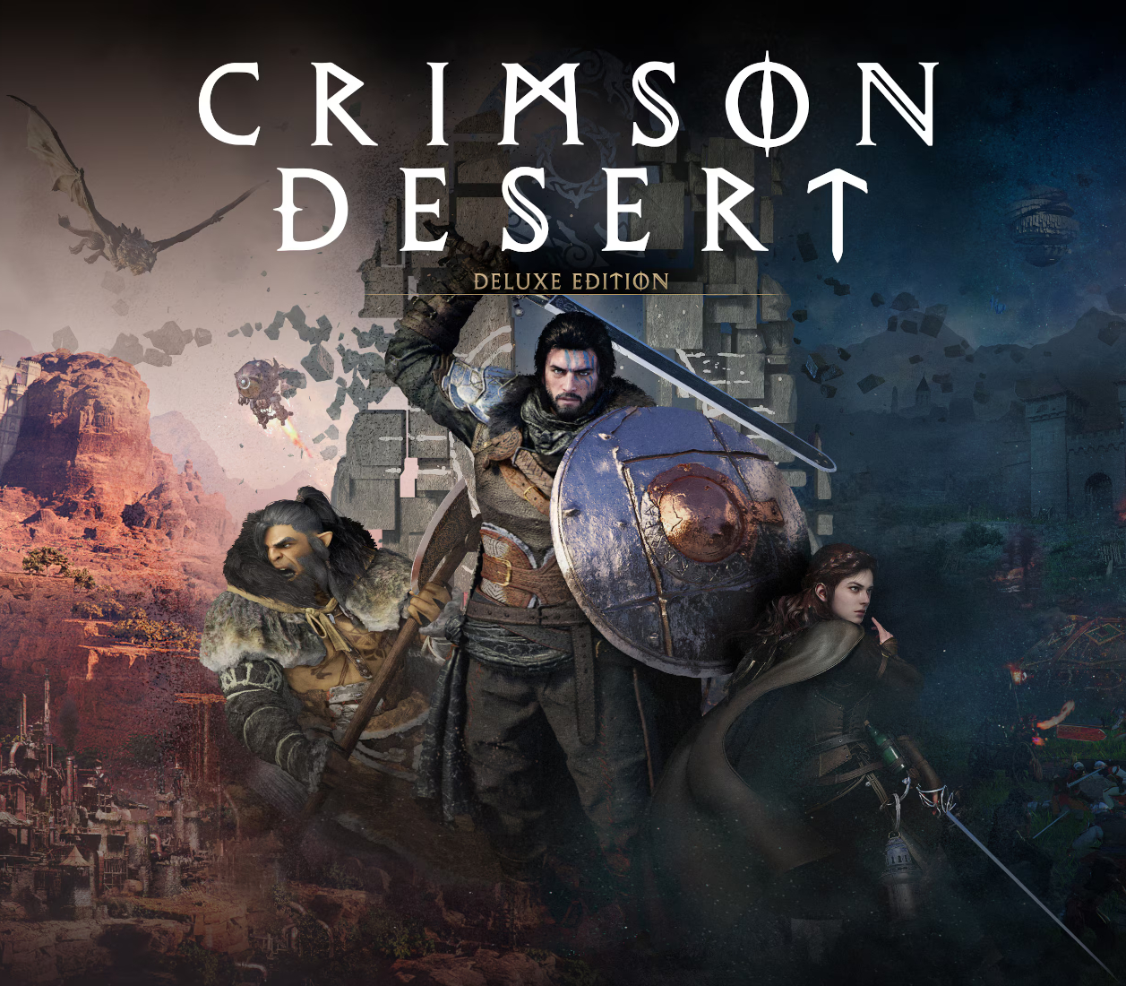 Crimson Desert Deluxe Edition Steam Key – buy with Bitcoin, USDT, ETH and 300+ crypto tokens on Genghis