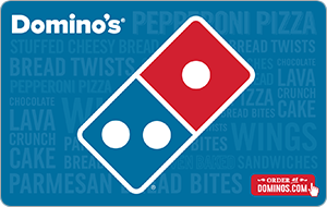 Dominos USA Gift Card – buy with Bitcoin, USDT, ETH and 300+ crypto tokens on Genghis