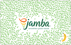 Jamba Juice USA United States Gift Card – buy with Bitcoin, USDT, ETH and 300+ tokens on GENGHIS