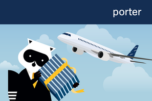 Porter Airlines Canada Gift Card – buy with Bitcoin, USDT, ETH and 300+ tokens on GENGHIS