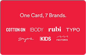 Cotton On Group Australia Gift Card – buy with Bitcoin, USDT, ETH and 300+ tokens on GENGHIS