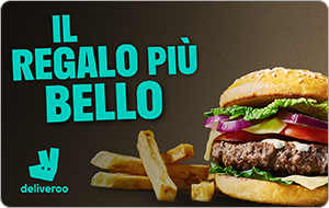 Deliveroo Italy Gift Card – buy with Bitcoin, USDT, ETH and 300+ tokens on GENGHIS