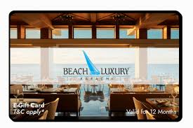 Beach Luxury Hotel Gifts Voucher