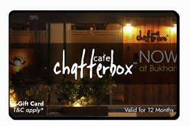 Chatterbox Cafe Gifts Voucher