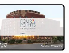 Four Points Restaurants Gifts Voucher