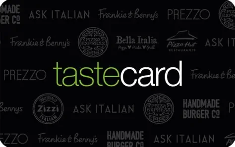 tastecard UK