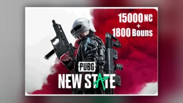 PUBG New State - 15,000NC + 1,800 Bonus