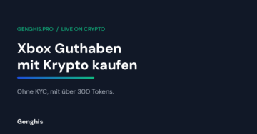 Xbox Guthaben mit Krypto kaufen bei Genghis, Spiele Game Pass und Erweiterungen ohne KYC bezahlen