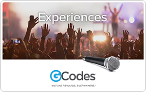 GCodes Experiences Global Gift Card, buy with crypto on Genghis