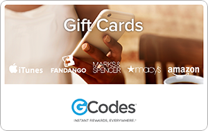 GCodes Retail Global Gift Card, buy with crypto on Genghis