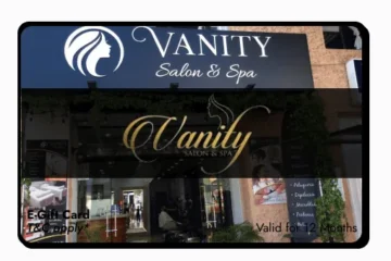 Vanity Salon & Spa Gifts Voucher