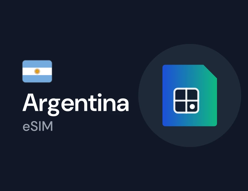 eSIM for Argentina, a mobile data plan you can buy with crypto on Genghis