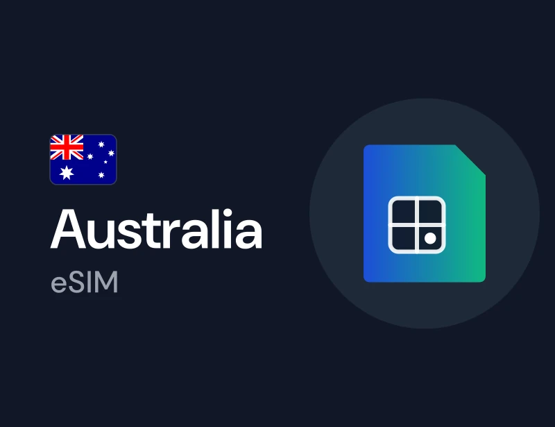 eSIM for Australia, a mobile data plan you can buy with crypto on Genghis