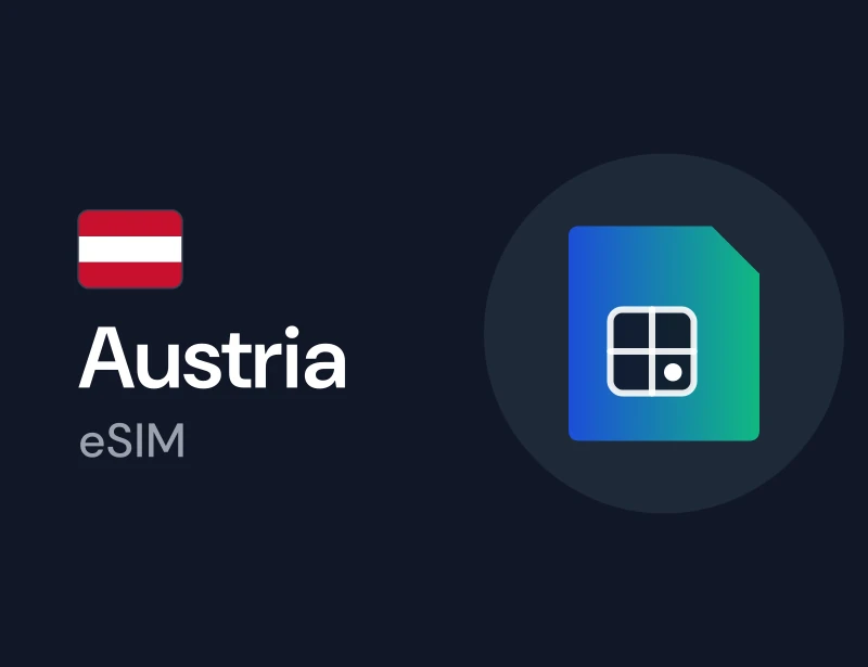 eSIM for Austria, a mobile data plan you can buy with crypto on Genghis