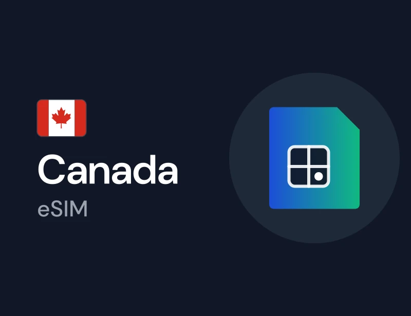 eSIM for Canada, a mobile data plan you can buy with crypto on Genghis