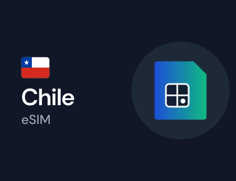 eSIM for Chile, a mobile data plan you can buy with crypto on Genghis