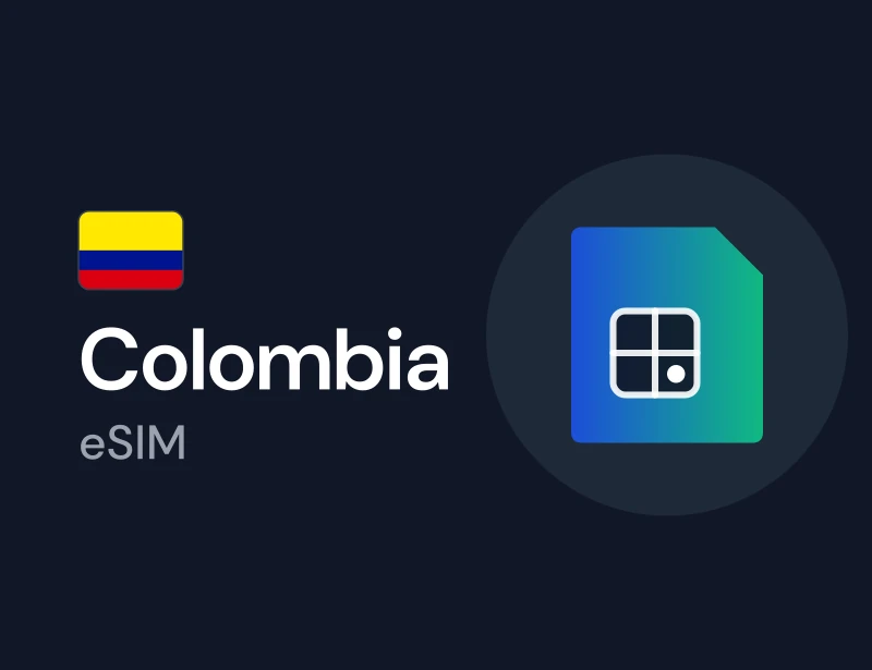 eSIM for Colombia, a mobile data plan you can buy with crypto on Genghis