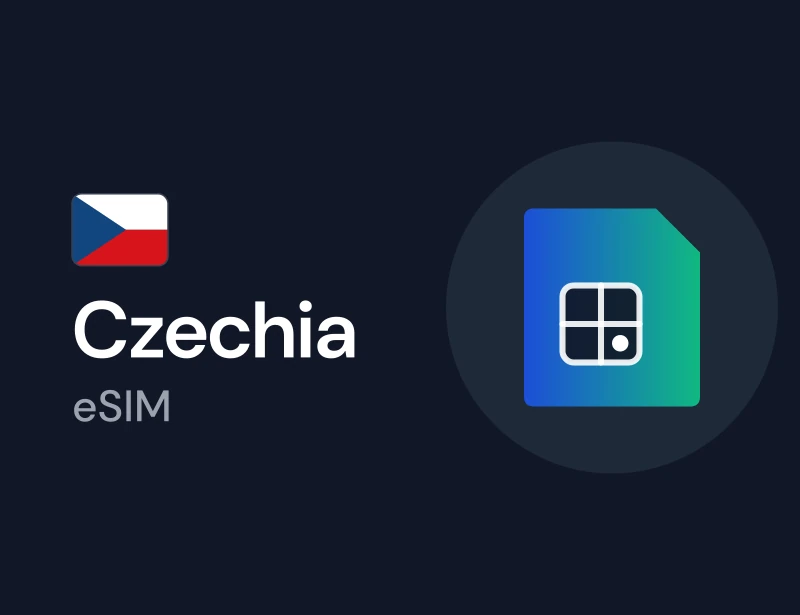 eSIM for Czechia, a mobile data plan you can buy with crypto on Genghis