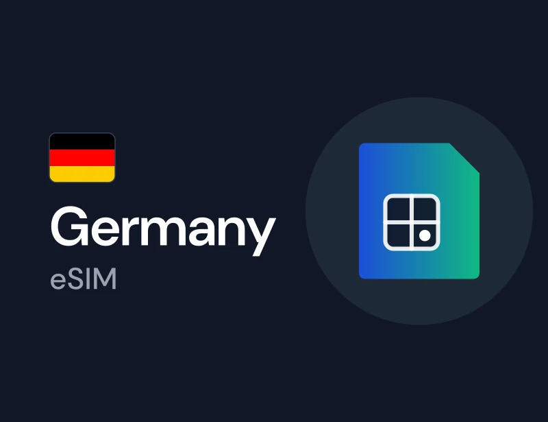eSIM for Germany, a mobile data plan you can buy with crypto on Genghis