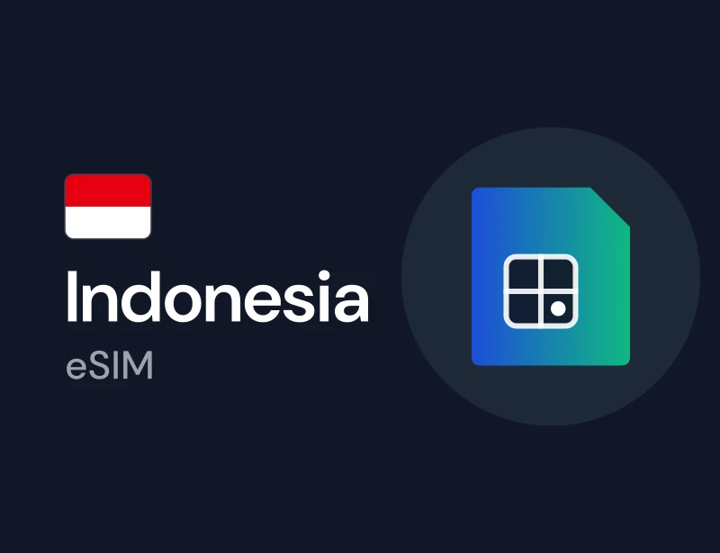 eSIM for Indonesia, a mobile data plan you can buy with crypto on Genghis