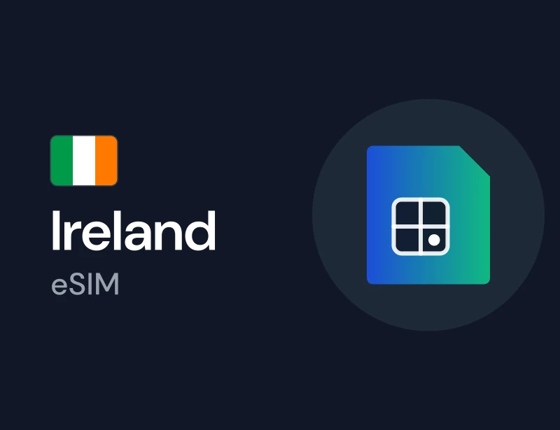 eSIM for Ireland, a mobile data plan you can buy with crypto on Genghis