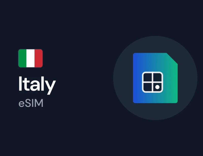 eSIM for Italy, a mobile data plan you can buy with crypto on Genghis