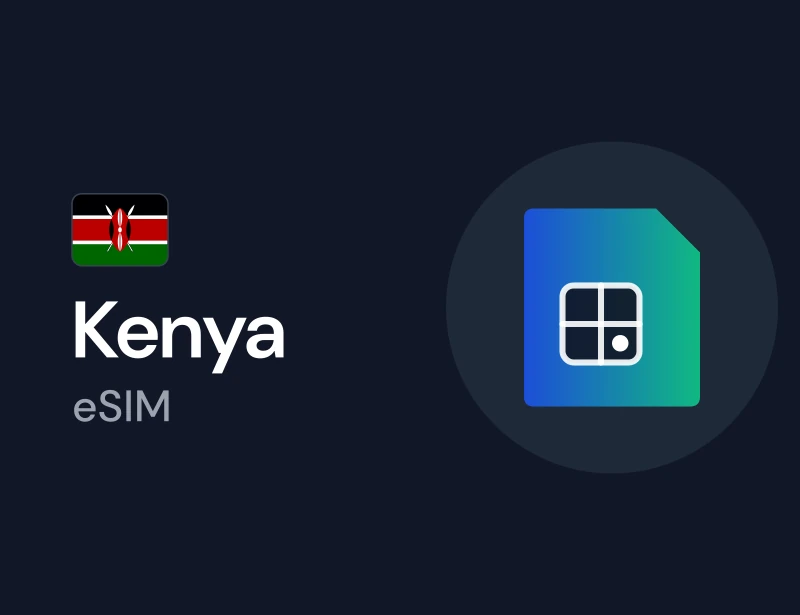 eSIM for Kenya, a mobile data plan you can buy with crypto on Genghis
