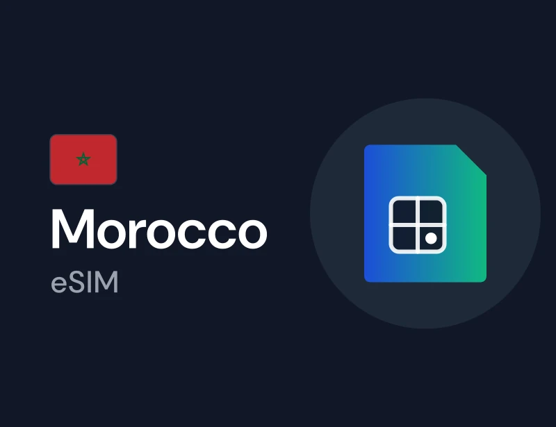 eSIM for Morocco, a mobile data plan you can buy with crypto on Genghis