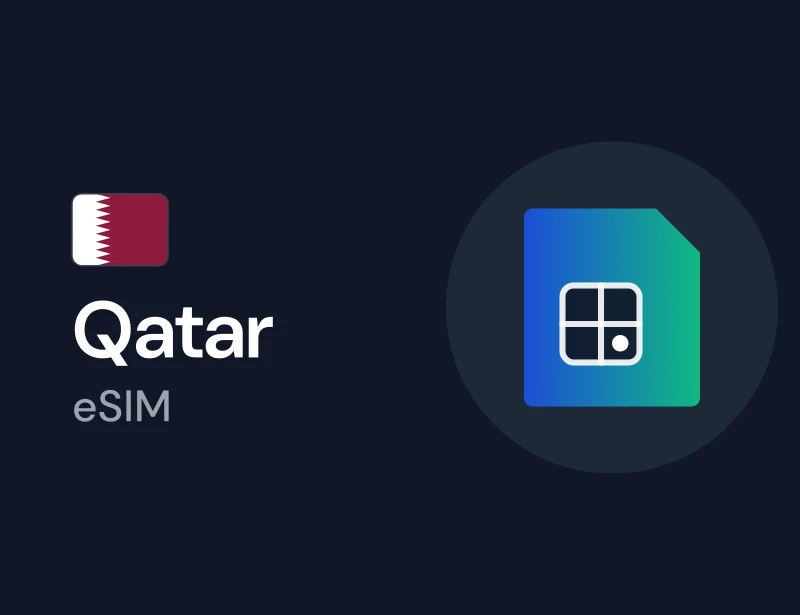 eSIM for Qatar, a mobile data plan you can buy with crypto on Genghis