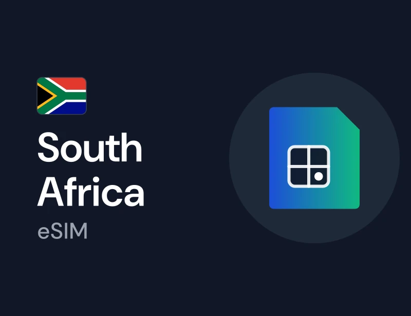 eSIM for South Africa, a mobile data plan you can buy with crypto on Genghis