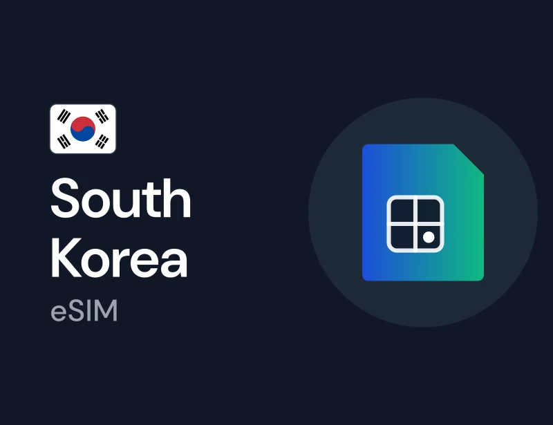 eSIM for South Korea, a mobile data plan you can buy with crypto on Genghis