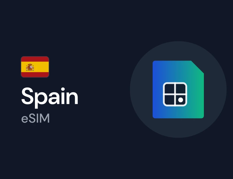 eSIM for Spain, a mobile data plan you can buy with crypto on Genghis