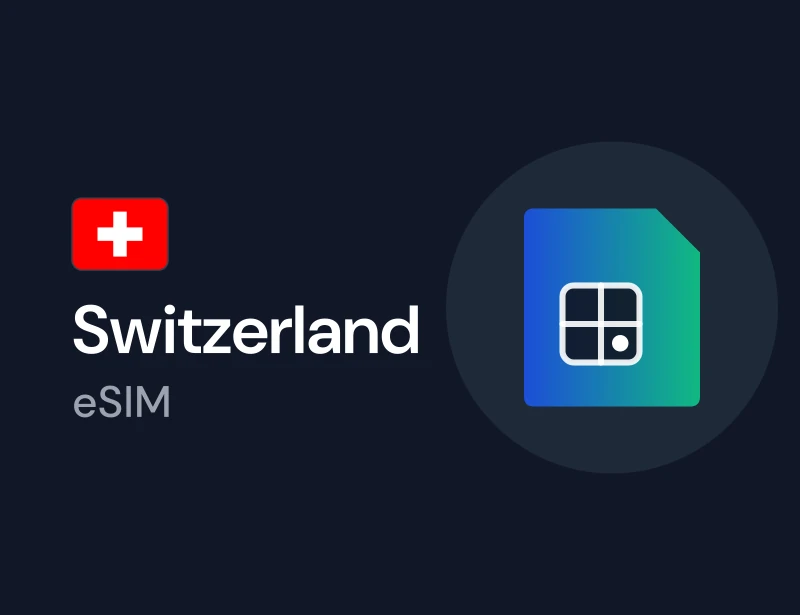 eSIM for Switzerland, a mobile data plan you can buy with crypto on Genghis