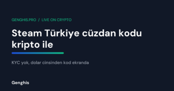 Kripto ile alınan Steam Türkiye cüzdan kodu, Türkiye'ye ayarlı Steam hesabında dolar cinsinden bakiye olarak yükleniyor