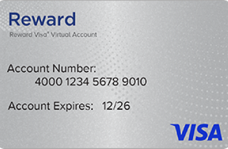 Prepaid Visa eReward gift card, buy with crypto on Genghis
