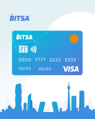 Bitsa EU Prepaid Card, buy with crypto on Genghis