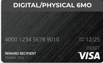 Prepaid Visa gift card, buy with crypto on Genghis